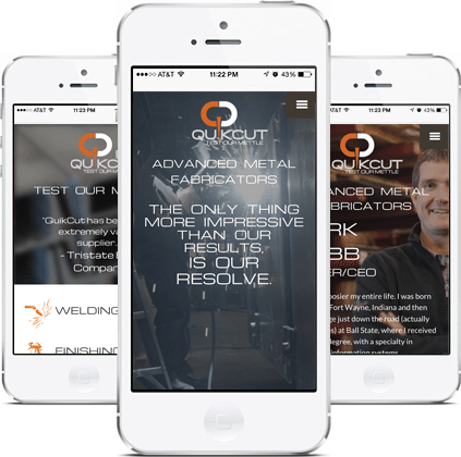Epic Notion Digital Marketing | QuikCut Mobile Website Development and Design